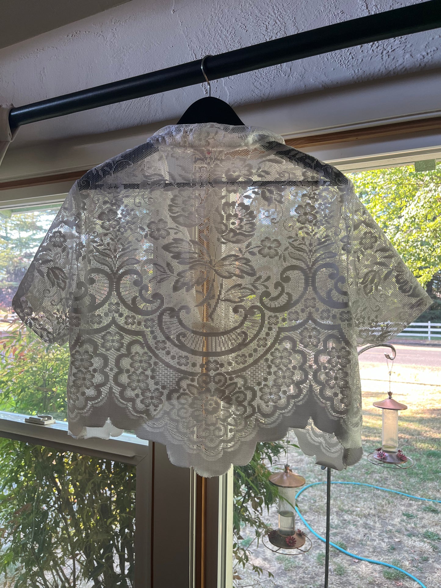 Dahlia Lace Top Tie Front - S/M
