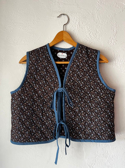 Peter Pan Dream - Vintage Repurposed Vest Size M